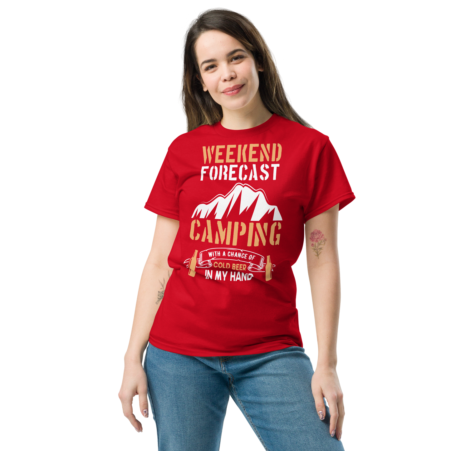 WEEKEND FORECAST unisex outdoor t-shirt