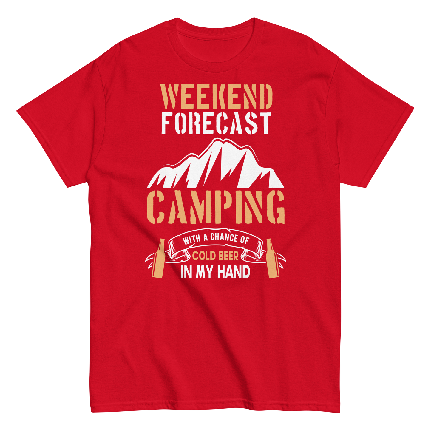 WEEKEND FORECAST unisex outdoor t-shirt