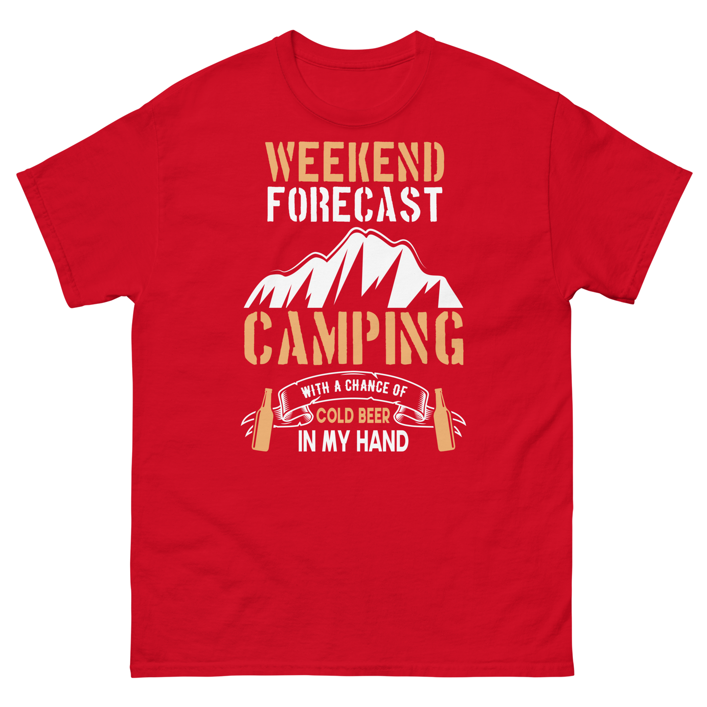 WEEKEND FORECAST unisex outdoor t-shirt