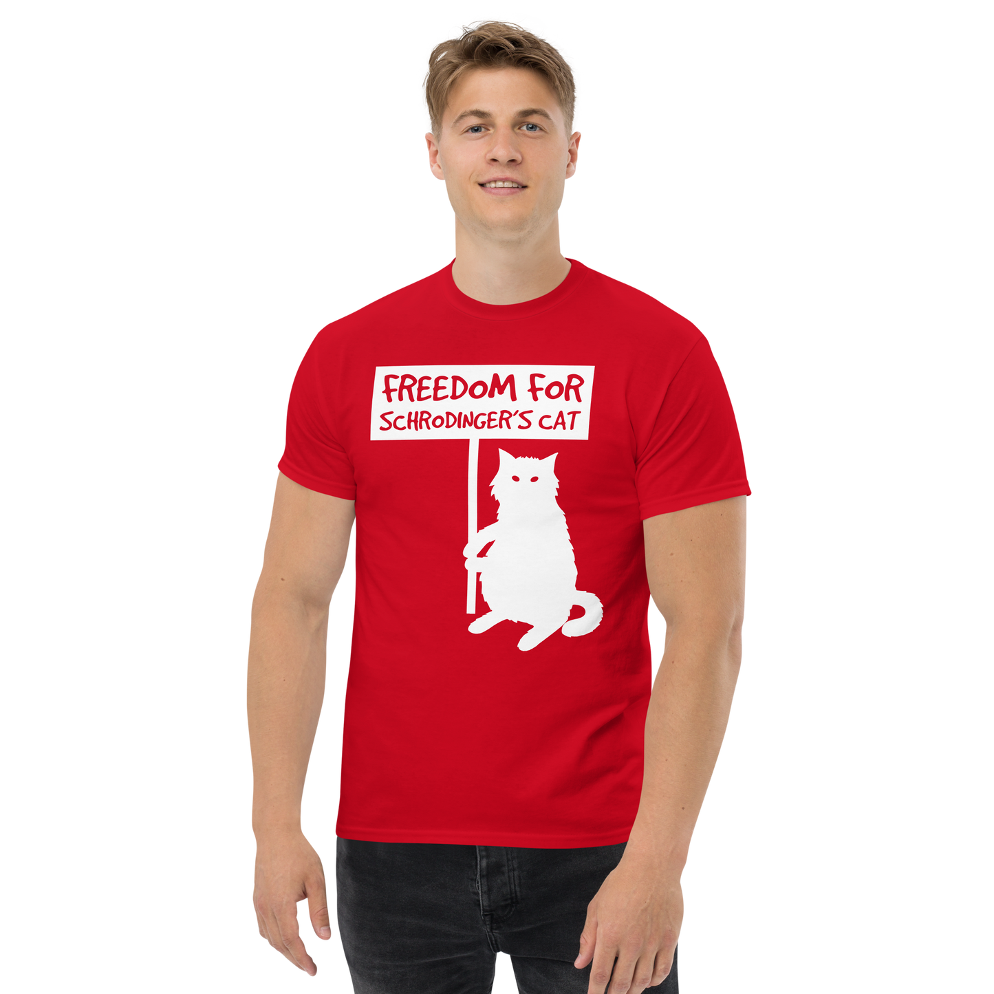 SCHRODINGER'S CAT Cat series unisex cotton t-shirt