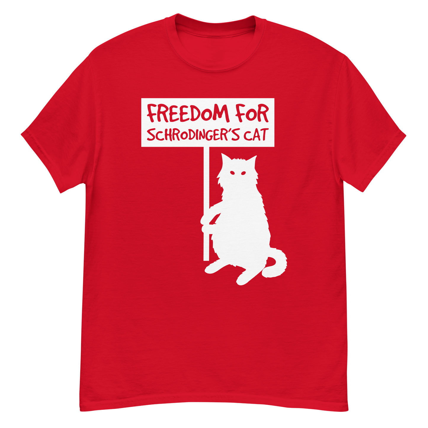 SCHRODINGER'S CAT Cat series unisex cotton t-shirt