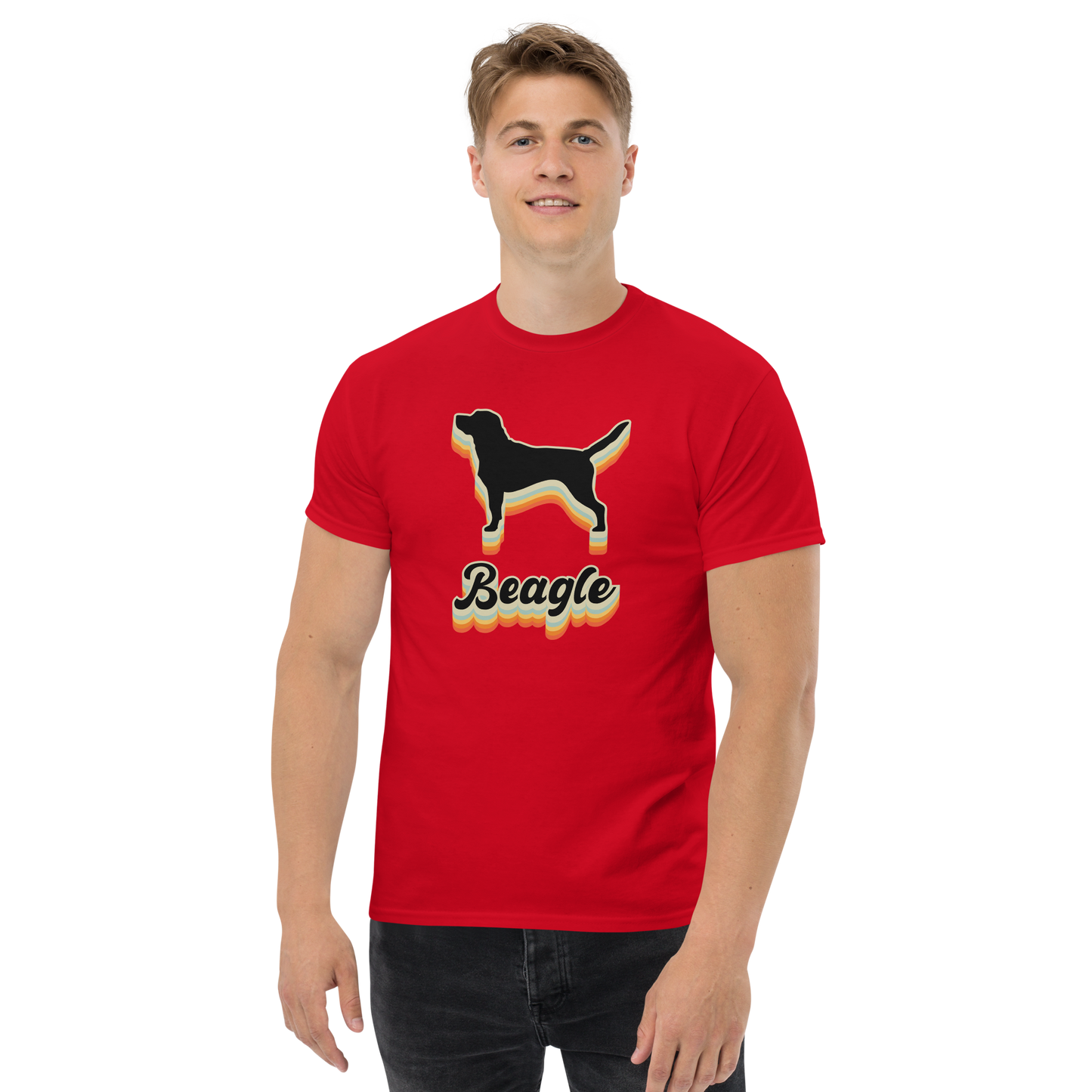 BEAGLE DARK unisex dog series t-shirt