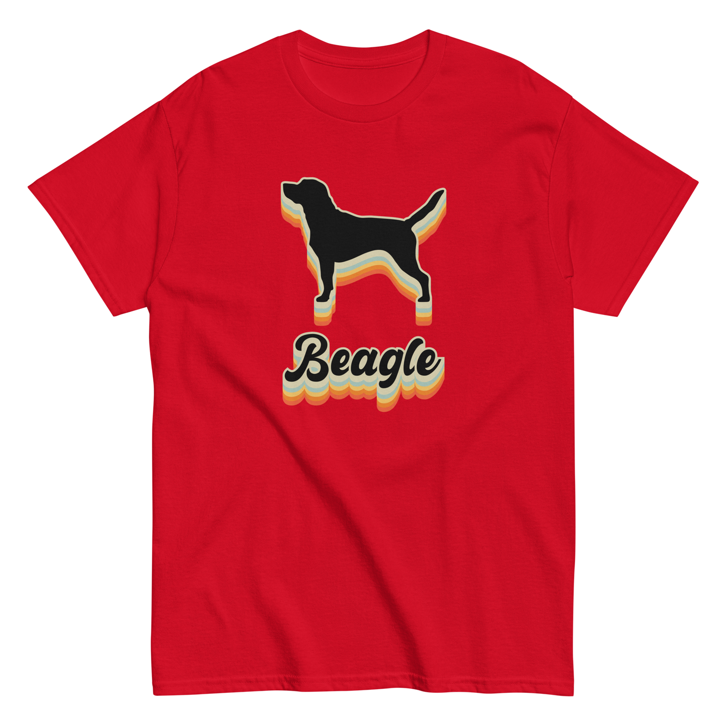 BEAGLE DARK unisex dog series t-shirt