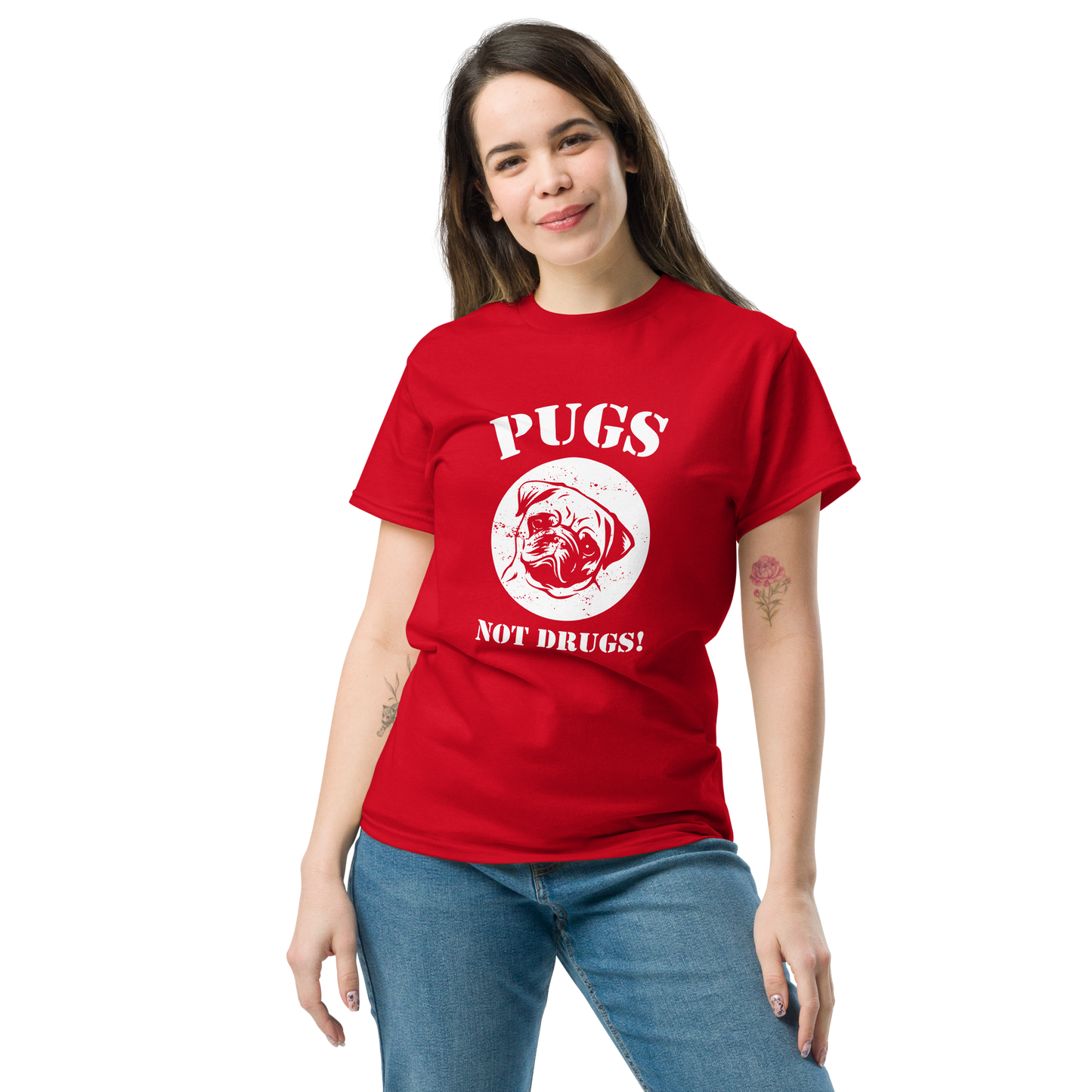 PUGS unisex dog series t-shirt