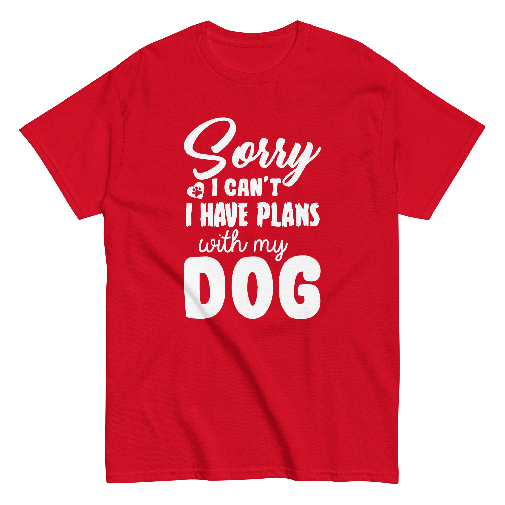 WITH MY DOG unisex t-shirt