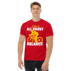 BALANCED LIFE unisex t-shirt - Printoo Shop - - bicycle, t-shirt, unisex, Unisex Classic Tee | Gildan 5000