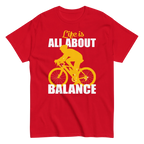 BALANCED LIFE unisex t-shirt - Printoo Shop - - bicycle, t-shirt, unisex, Unisex Classic Tee | Gildan 5000