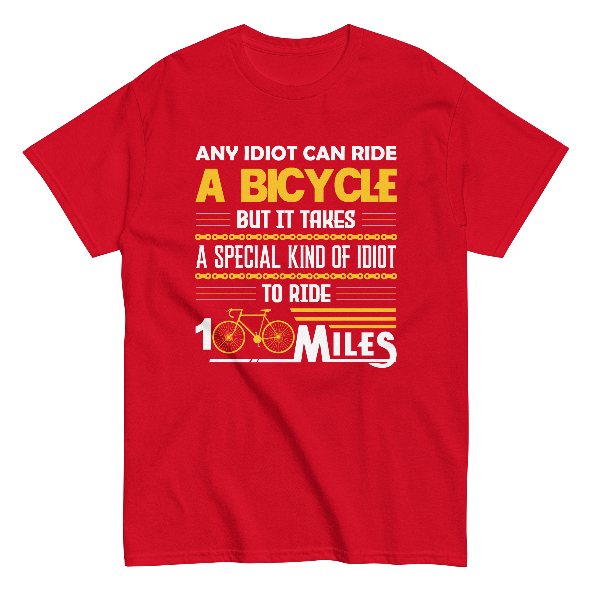 100 MILES unisex t-shirt
