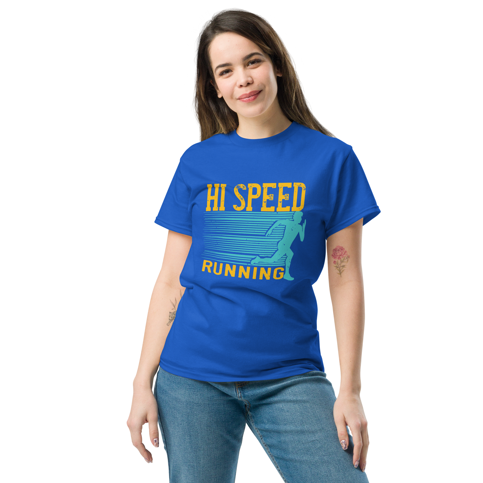 HIGH SPEED RUNNING unisex t-shirt