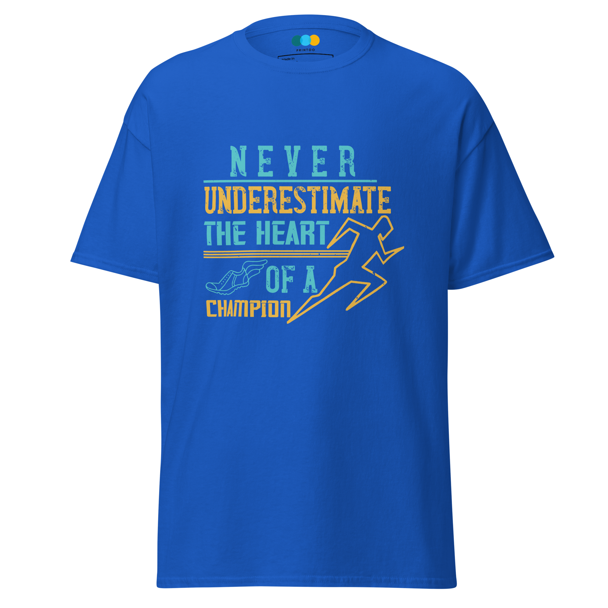 HEART OF A CHAMPION unisex t-shirt