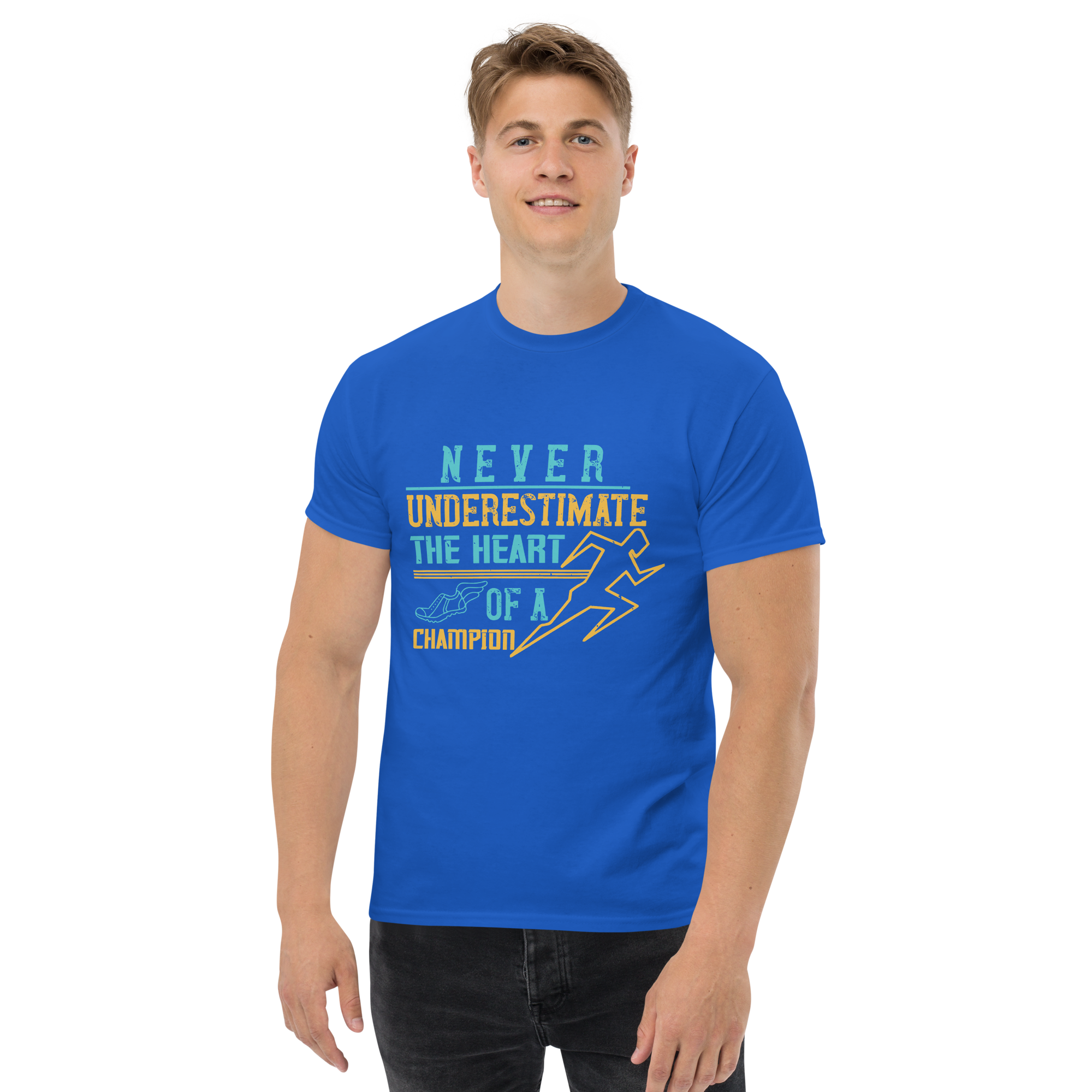 HEART OF A CHAMPION unisex t-shirt