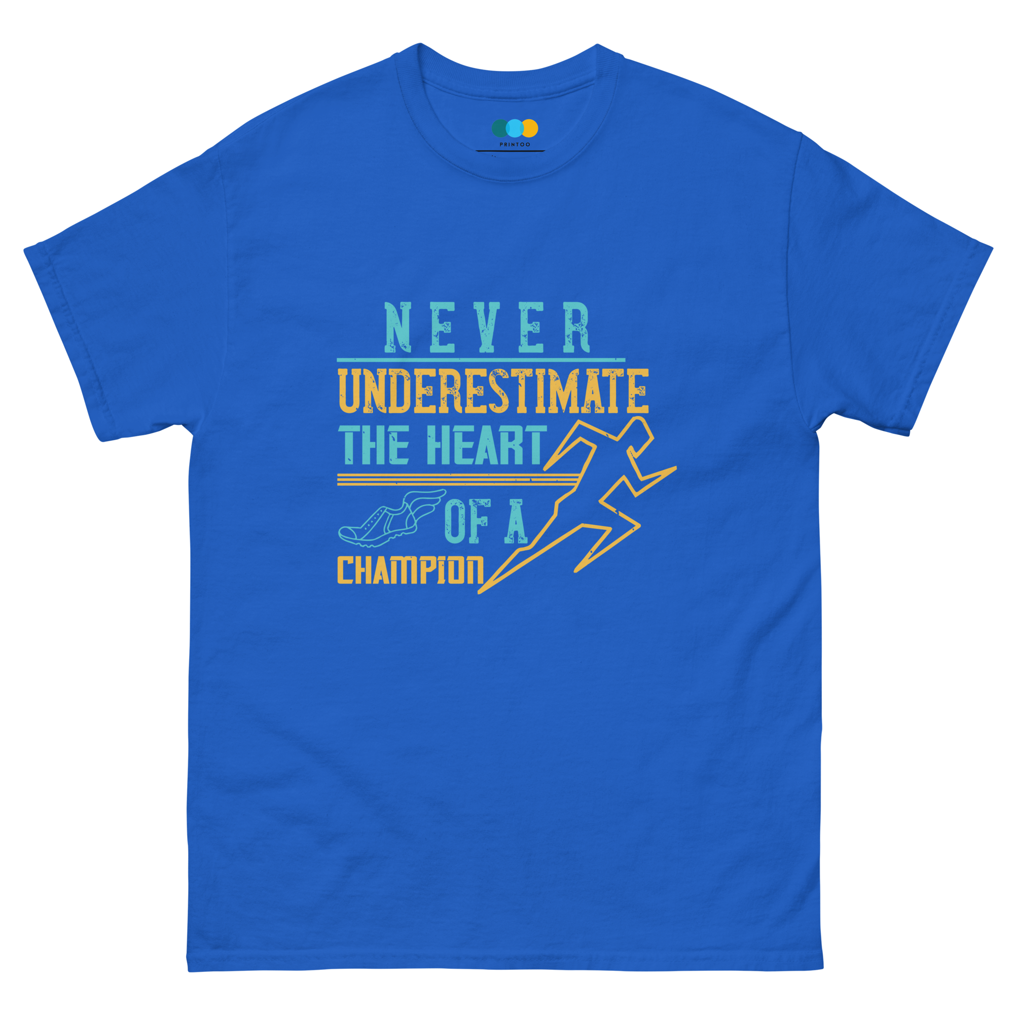 HEART OF A CHAMPION unisex t-shirt