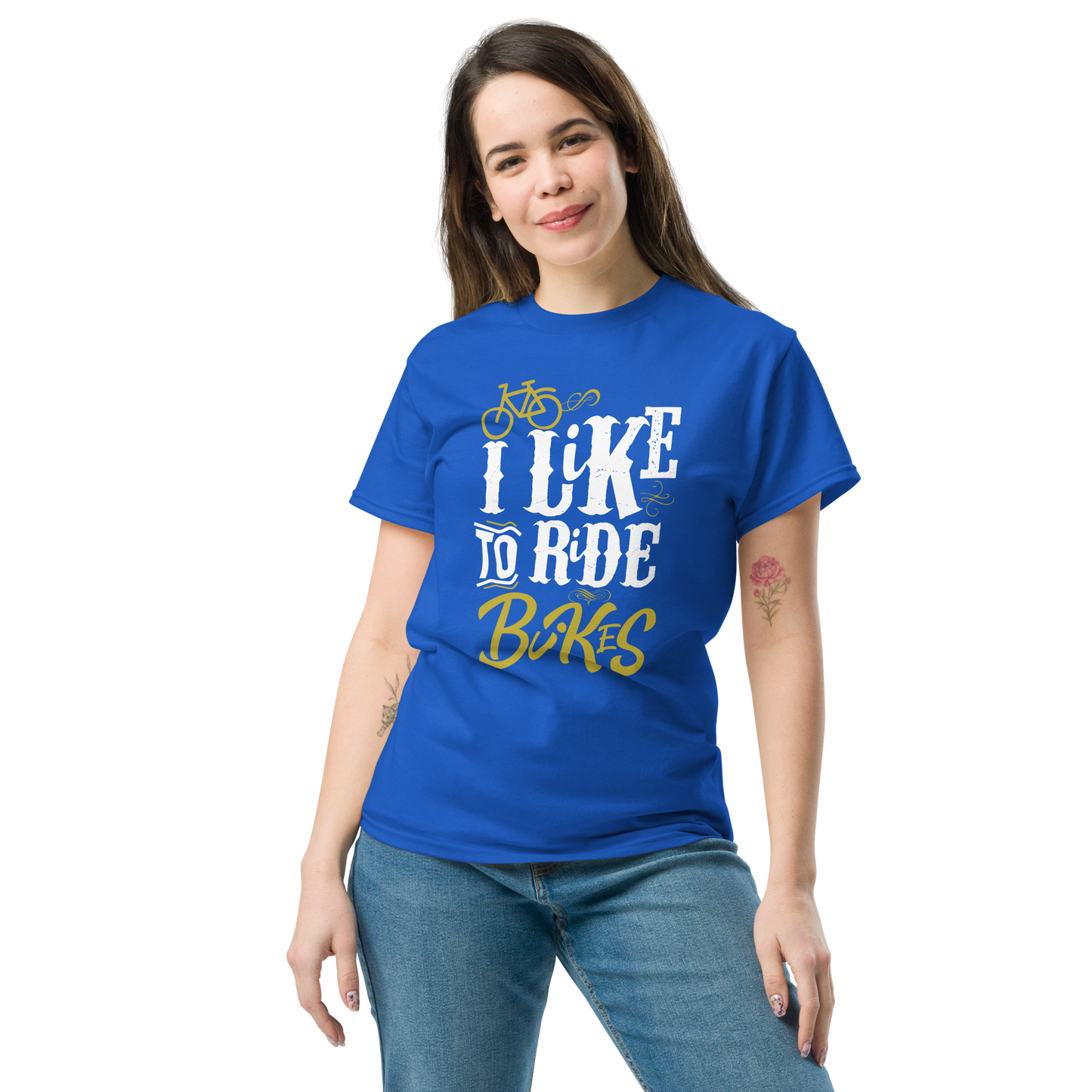 LIKE TO RIDE unisex cycling t-shirt