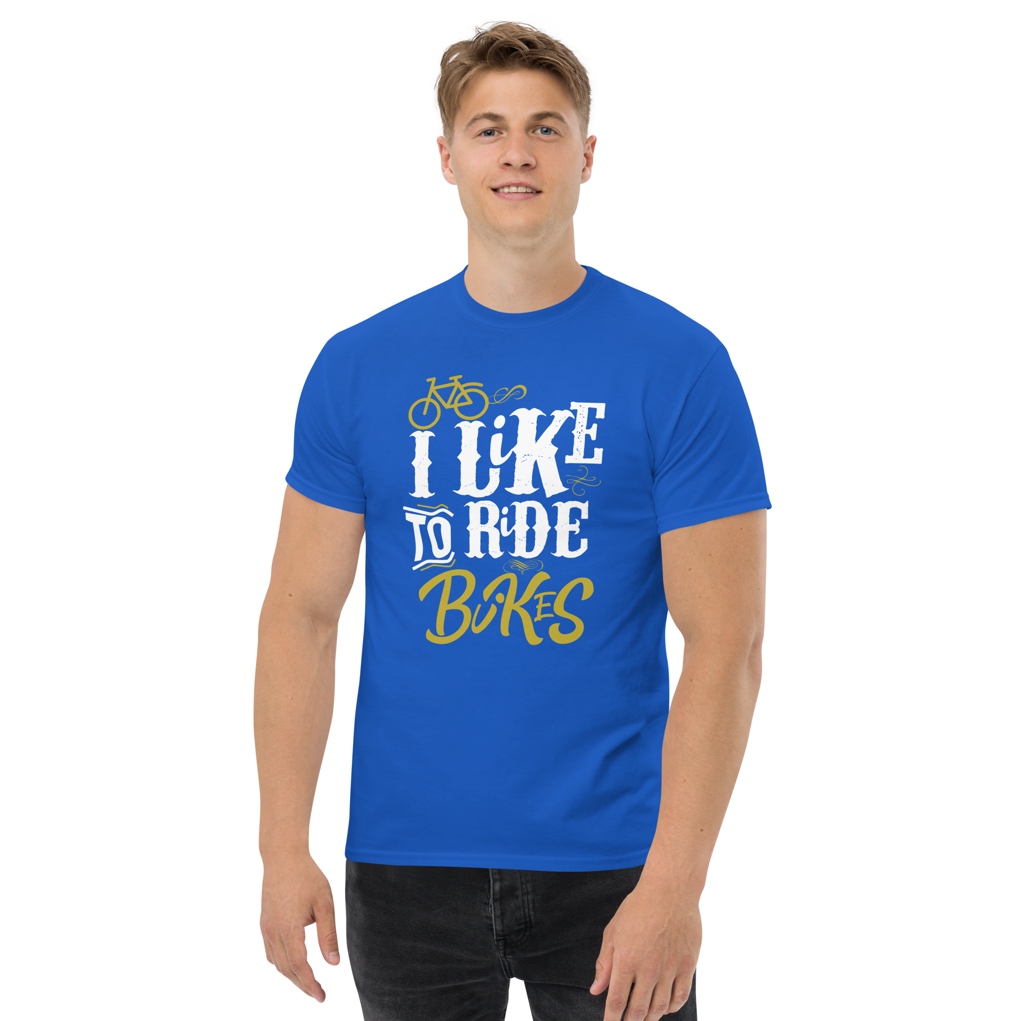 Unisex-T-Shirt „LIKE TO RIDE“