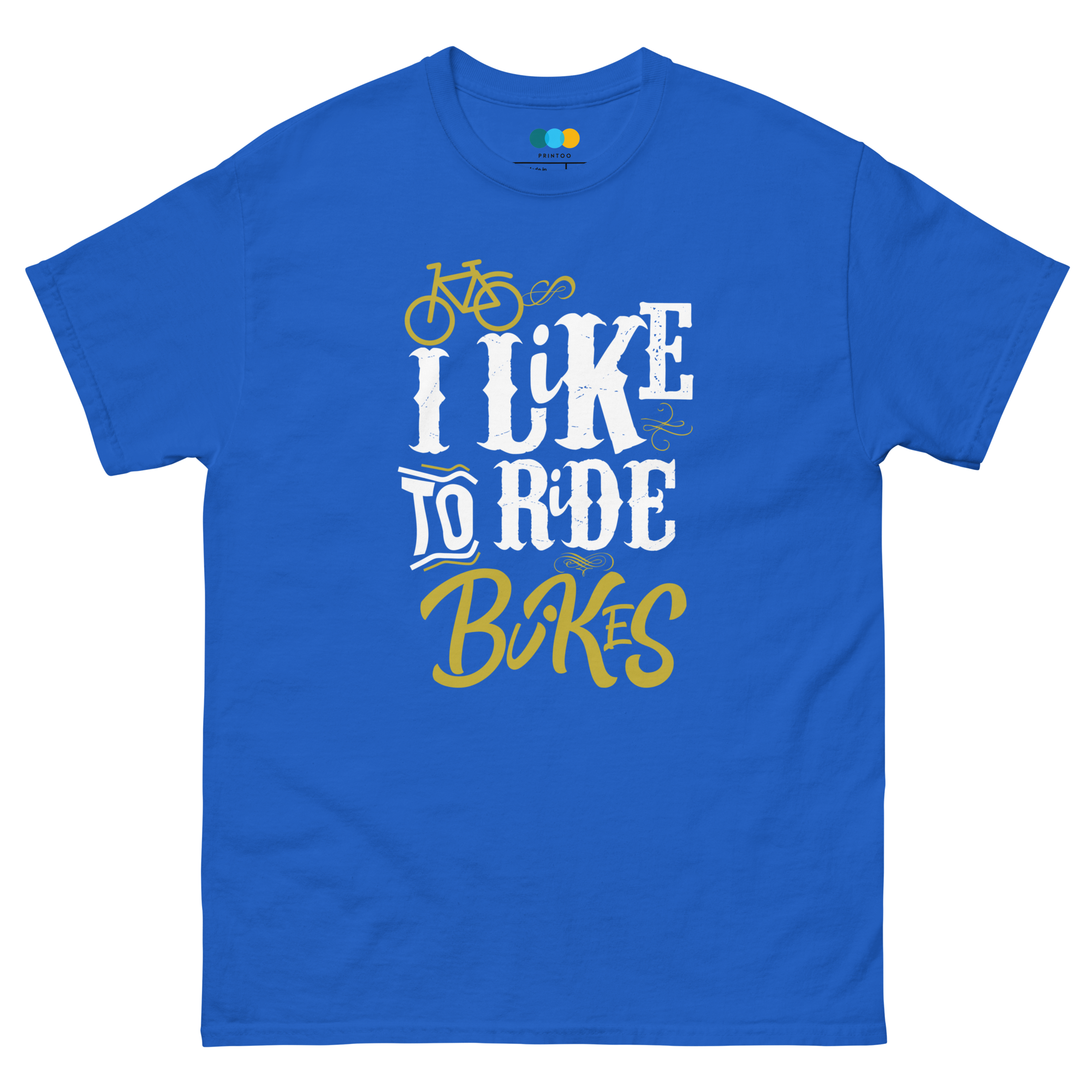 Unisex-T-Shirt „LIKE TO RIDE“