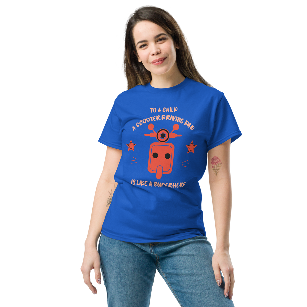 SCOOTER DAD HERO unisex tee