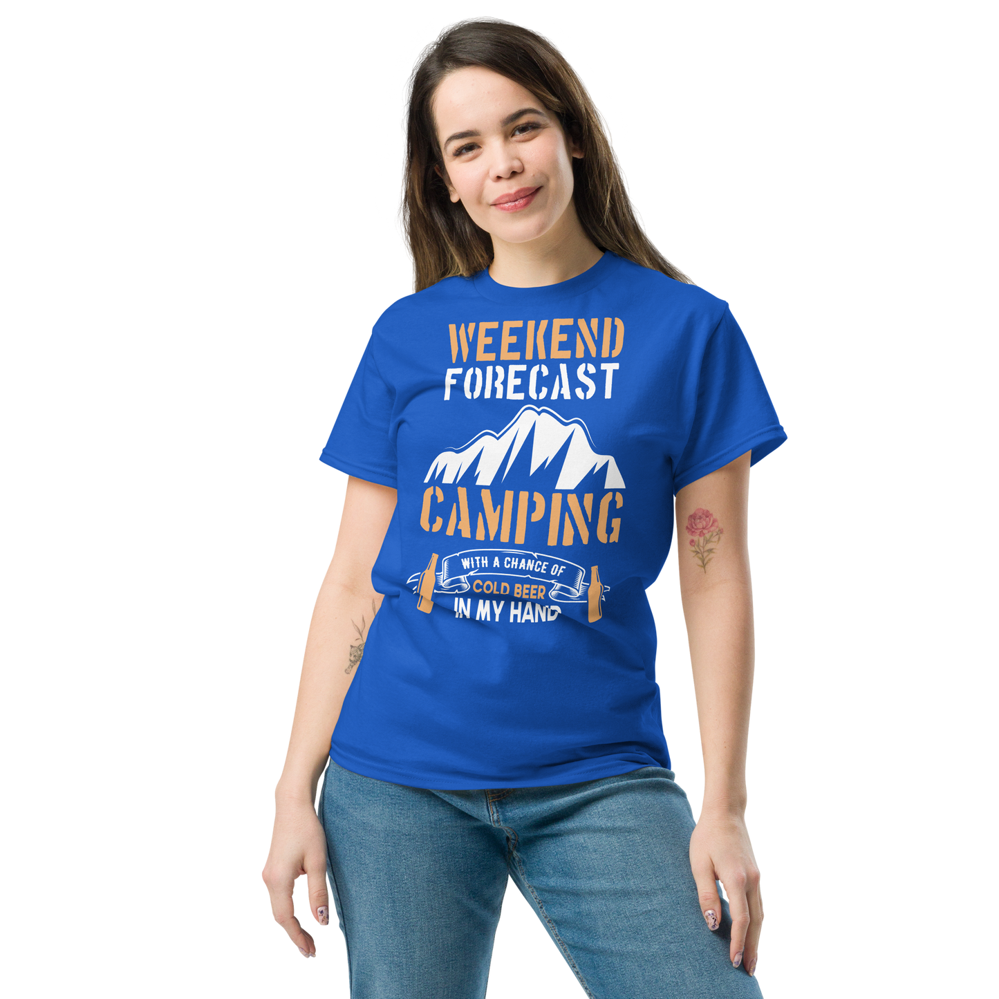 WEEKEND FORECAST unisex outdoor t-shirt