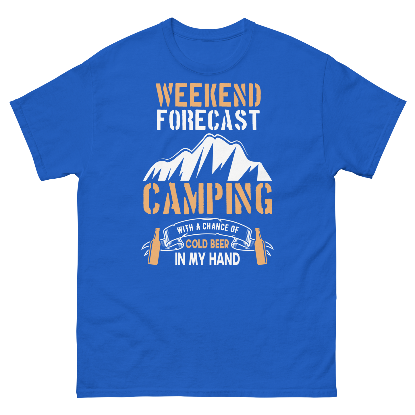 WEEKEND FORECAST unisex outdoor t-shirt