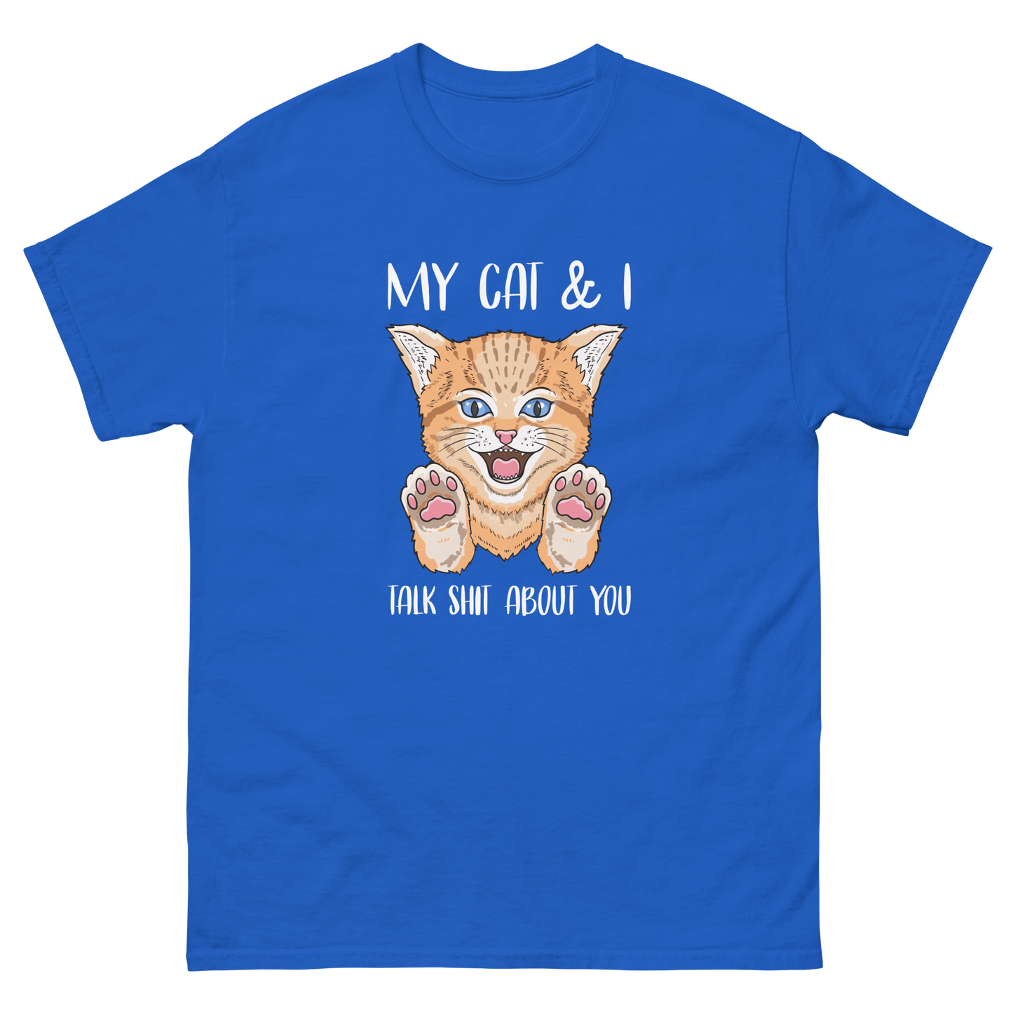 MY CAT & I Cat series unisex cotton t-shirt