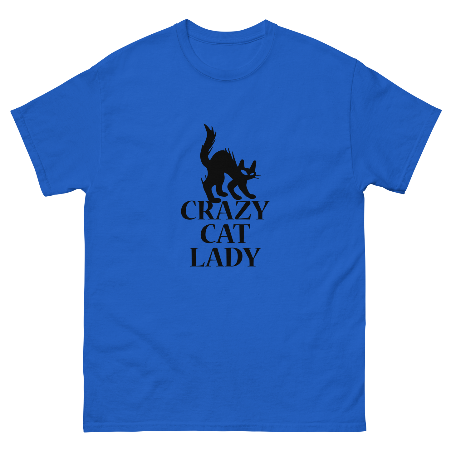 CRAZY CAT LADY Cat series unisex cotton t-shirt