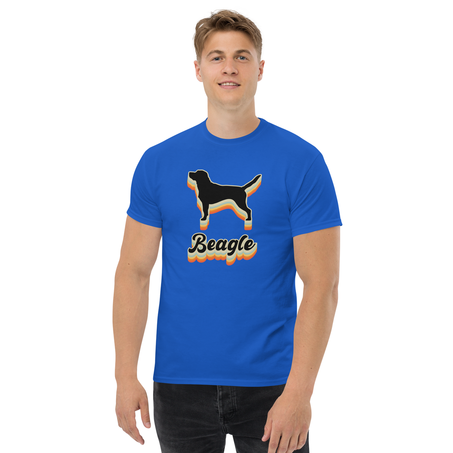 BEAGLE DARK unisex dog series t-shirt