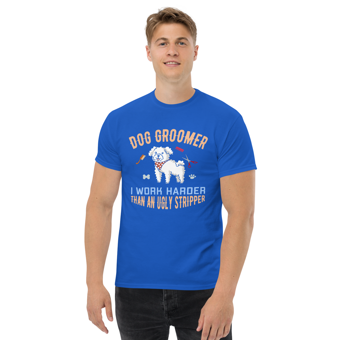 DOG GROOMER unisex dog series t-shirt