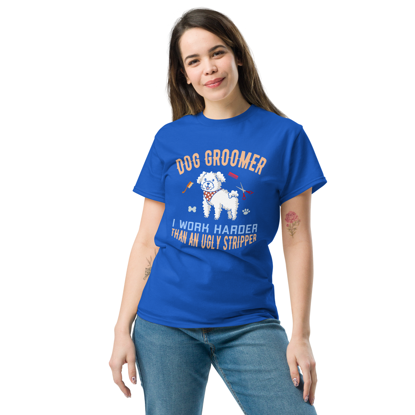 DOG GROOMER unisex dog series t-shirt