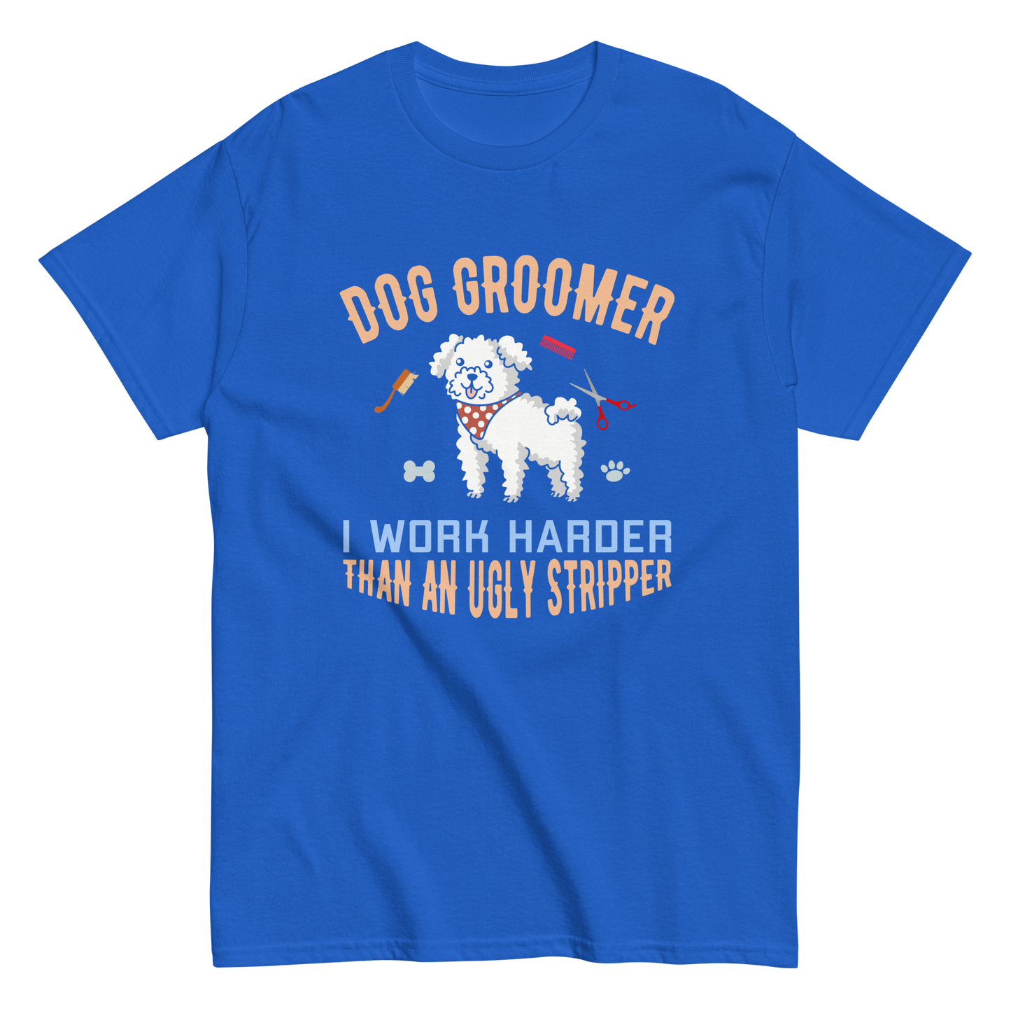 DOG GROOMER unisex dog series t-shirt