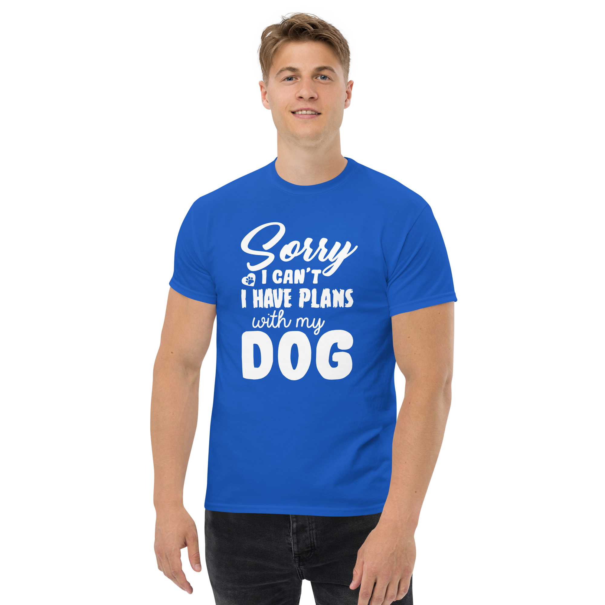 WITH MY DOG unisex t-shirt