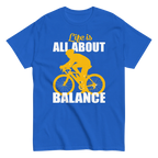 BALANCED LIFE unisex t-shirt - Printoo Shop - - bicycle, t-shirt, unisex, Unisex Classic Tee | Gildan 5000