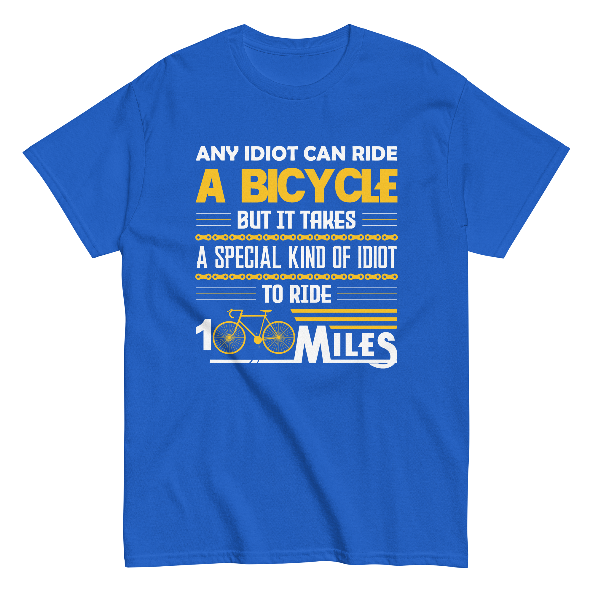 100 MILES unisex t-shirt