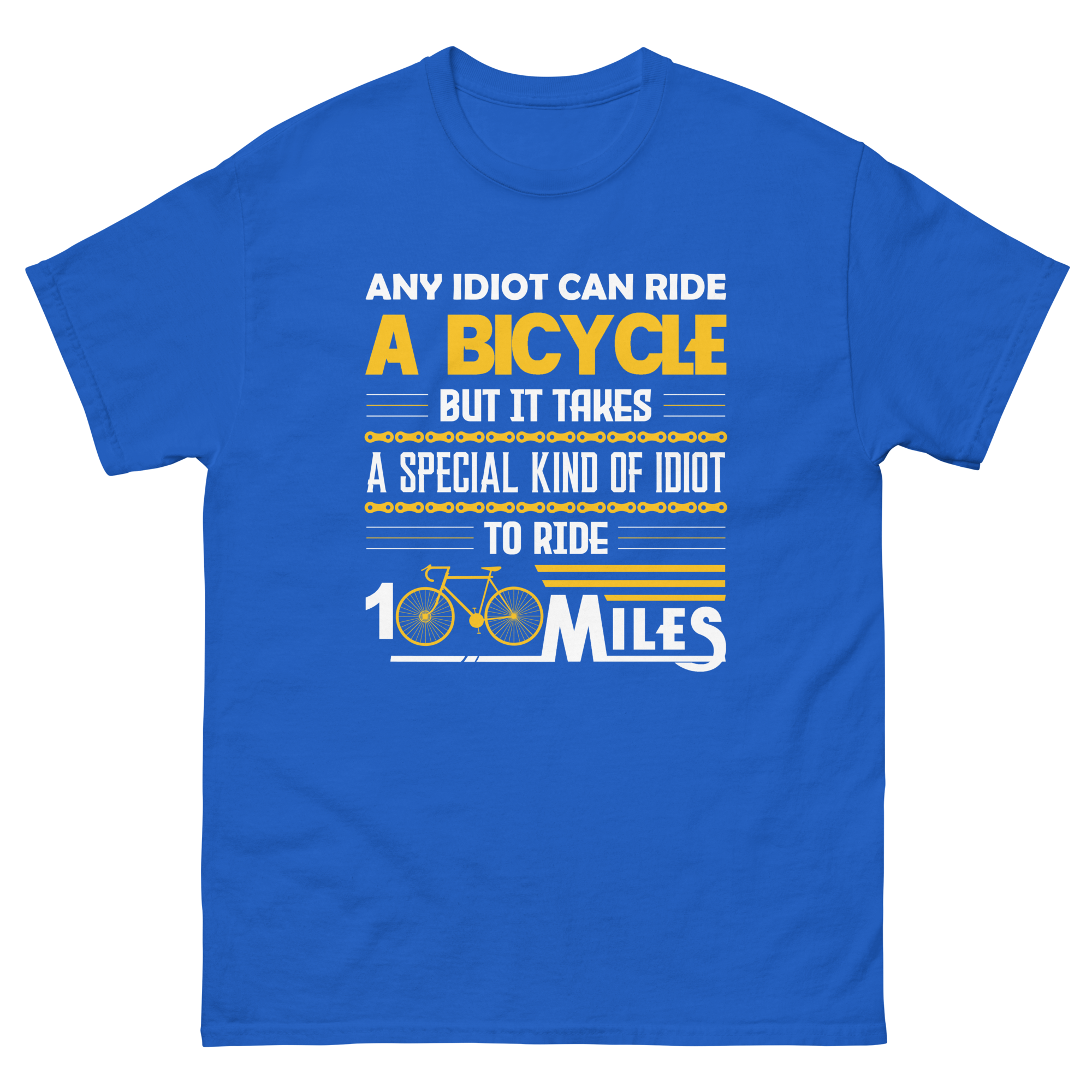 100 MILES unisex t-shirt