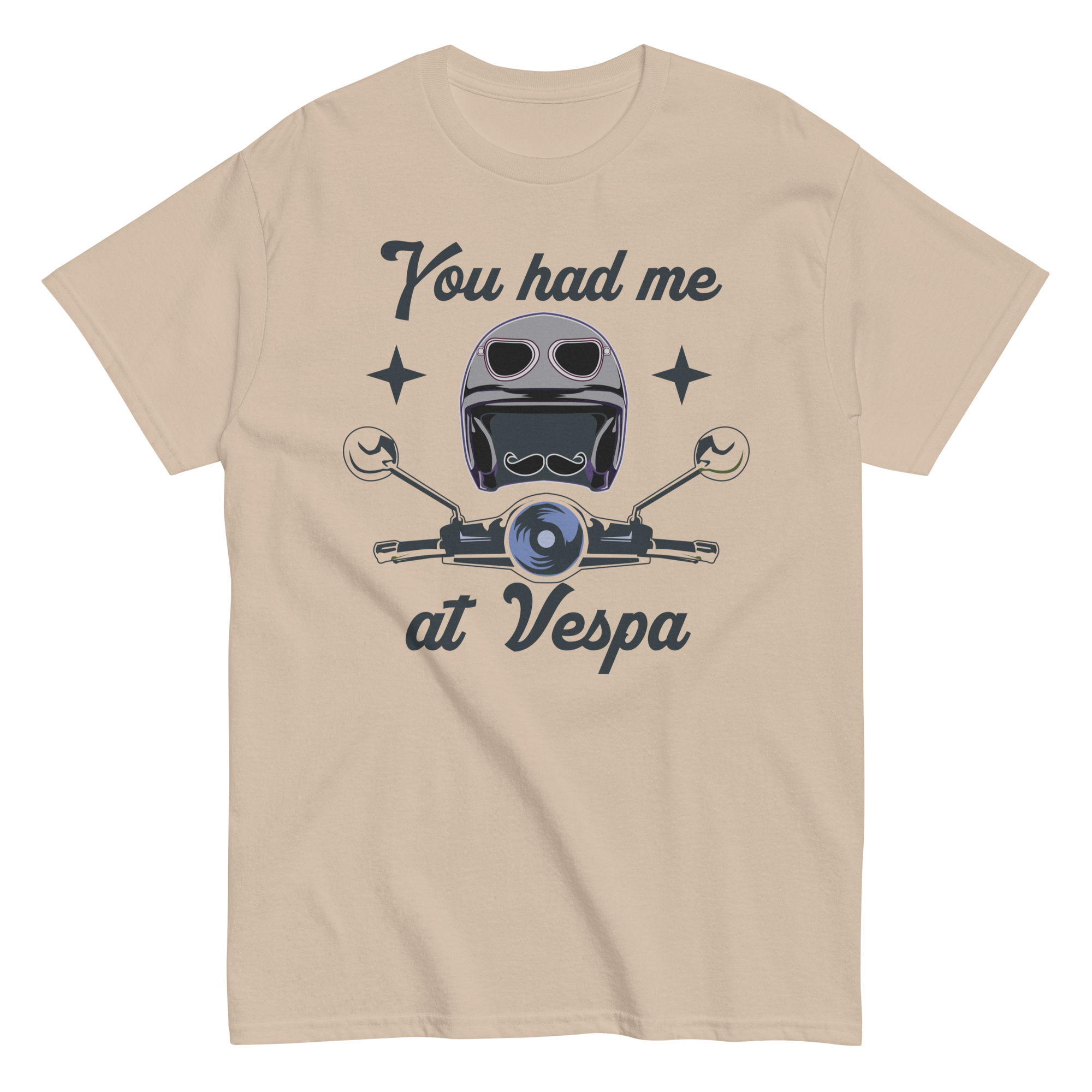 Camiseta unisex ME TIENES EN VESPA