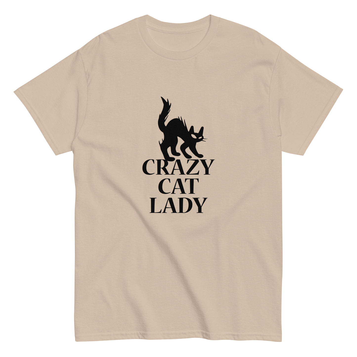 CRAZY CAT LADY Cat series unisex cotton t-shirt