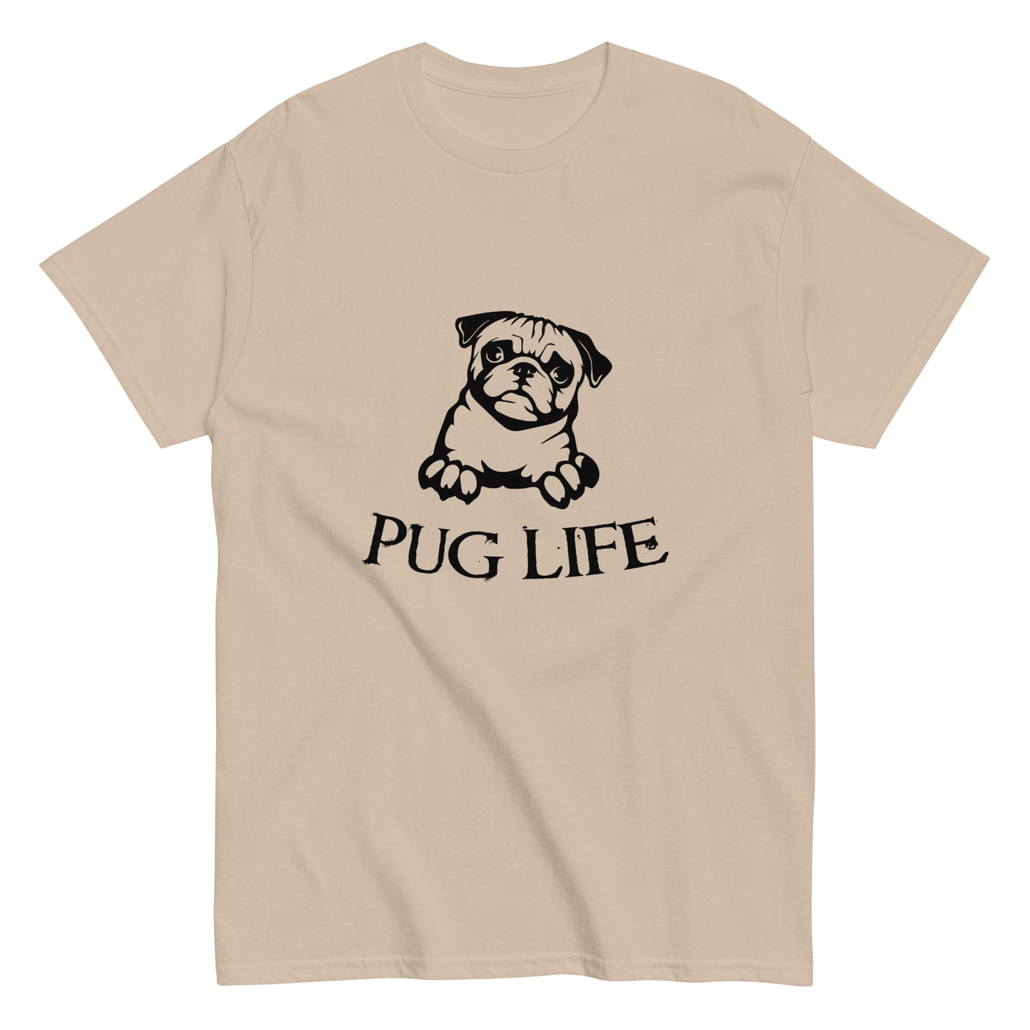 PUG LIFE unisex dog series t-shirt