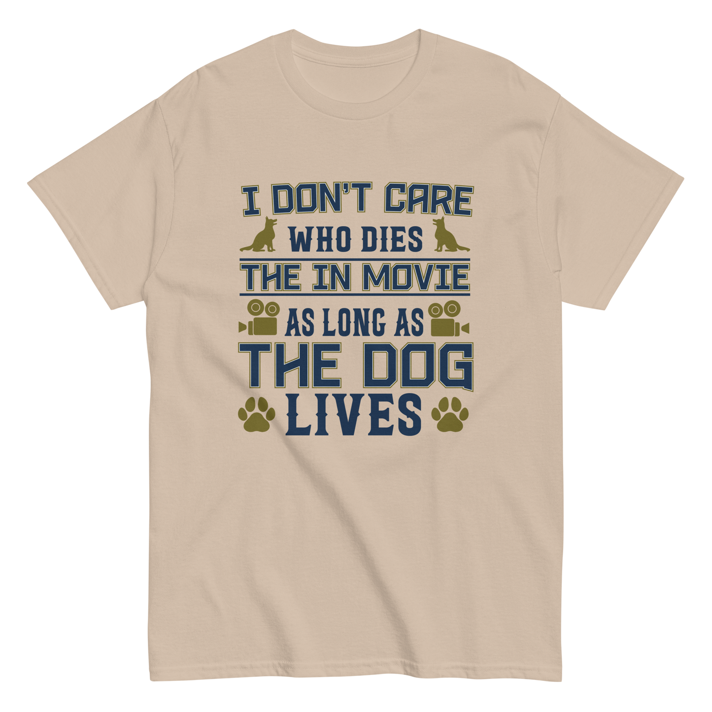 THE DOG LIVES unisex dog series t-shirt