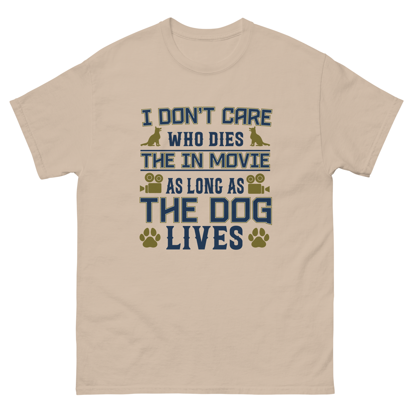 THE DOG LIVES unisex dog series t-shirt