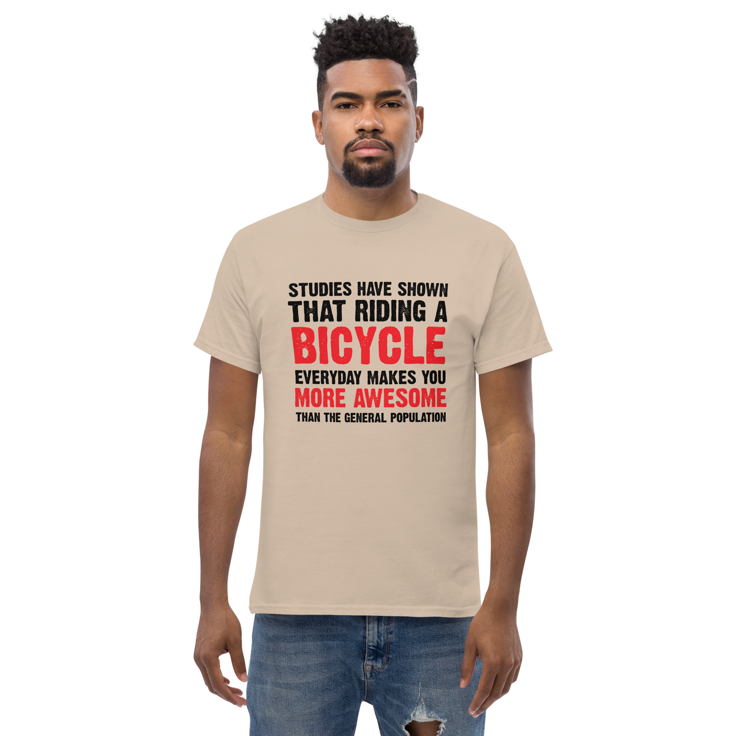 BICYCLE MORE AWESOME unisex t-shirt