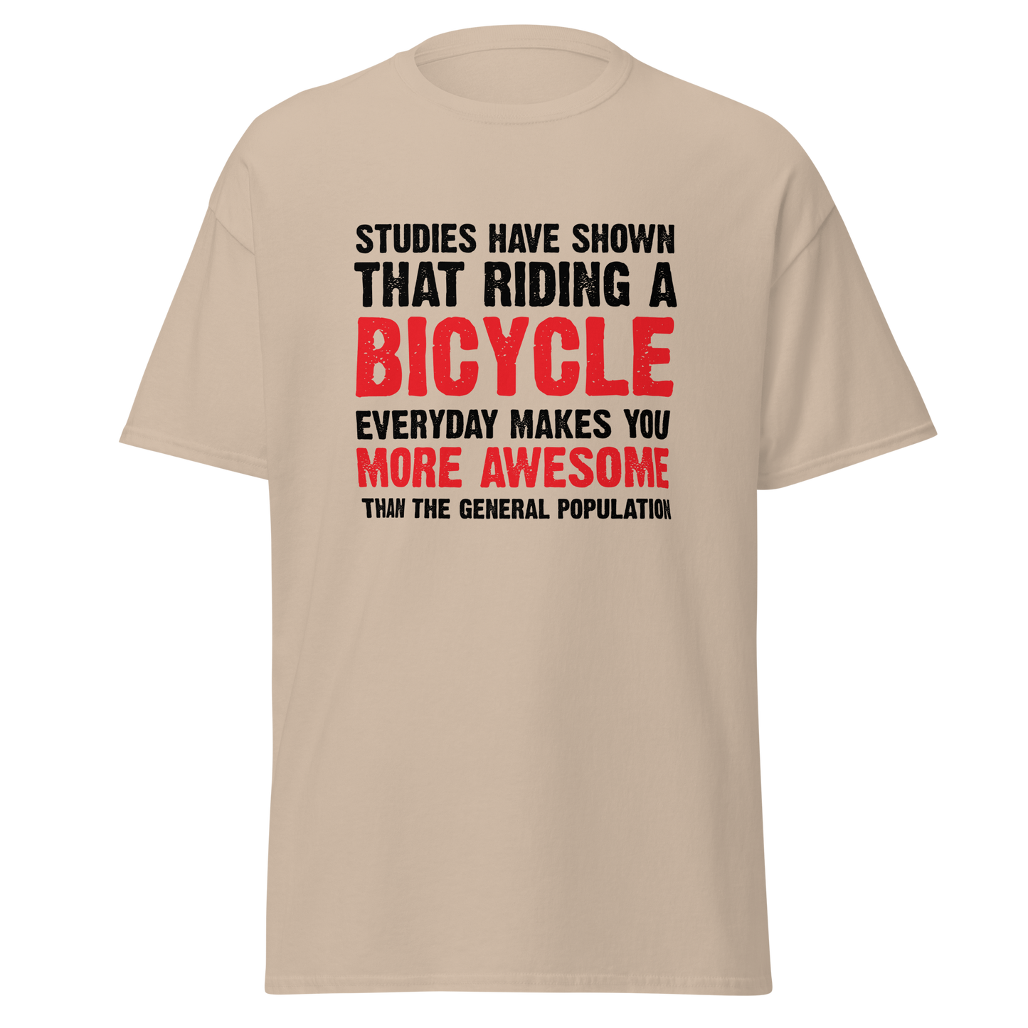 BICYCLE MORE AWESOME unisex t-shirt