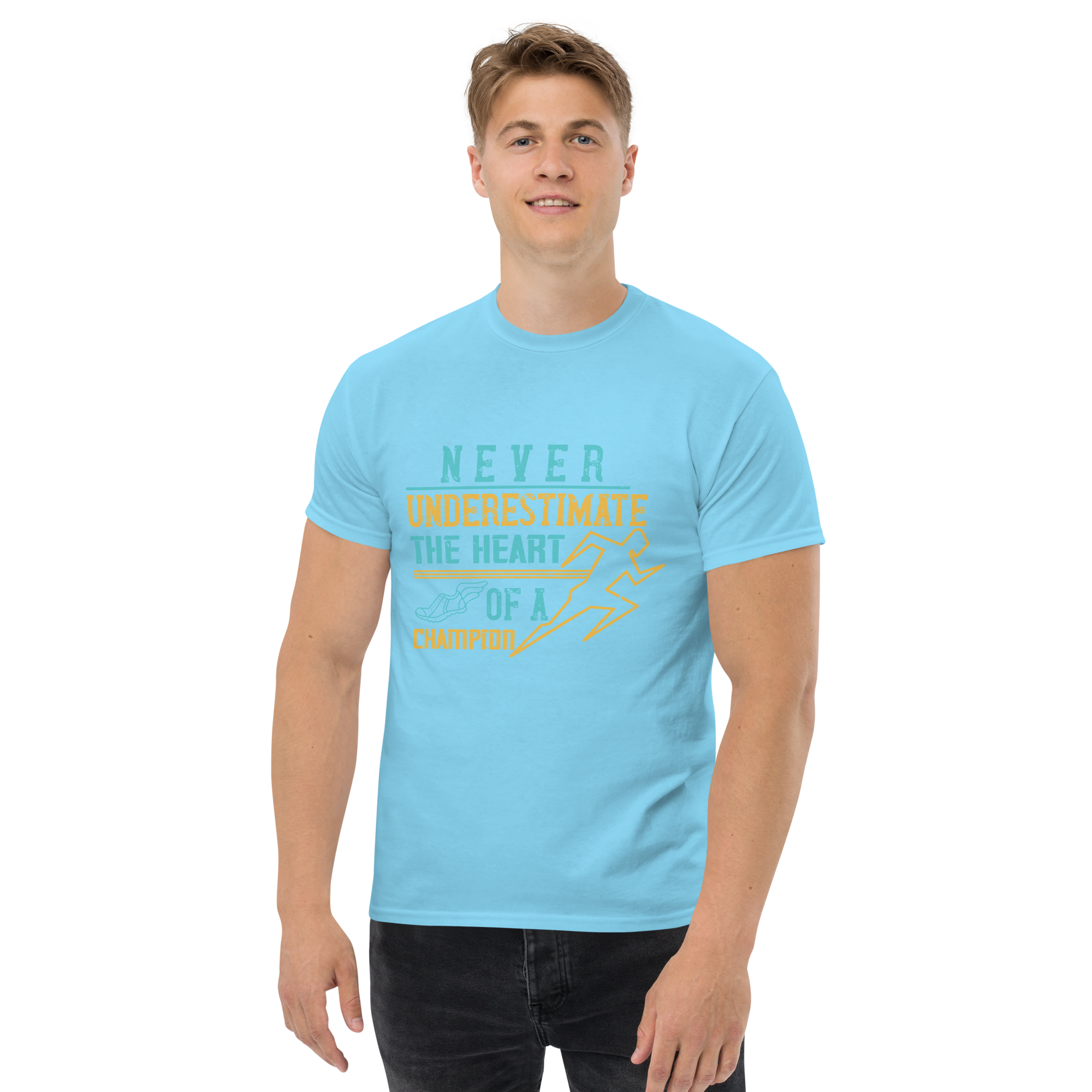 HEART OF A CHAMPION unisex t-shirt