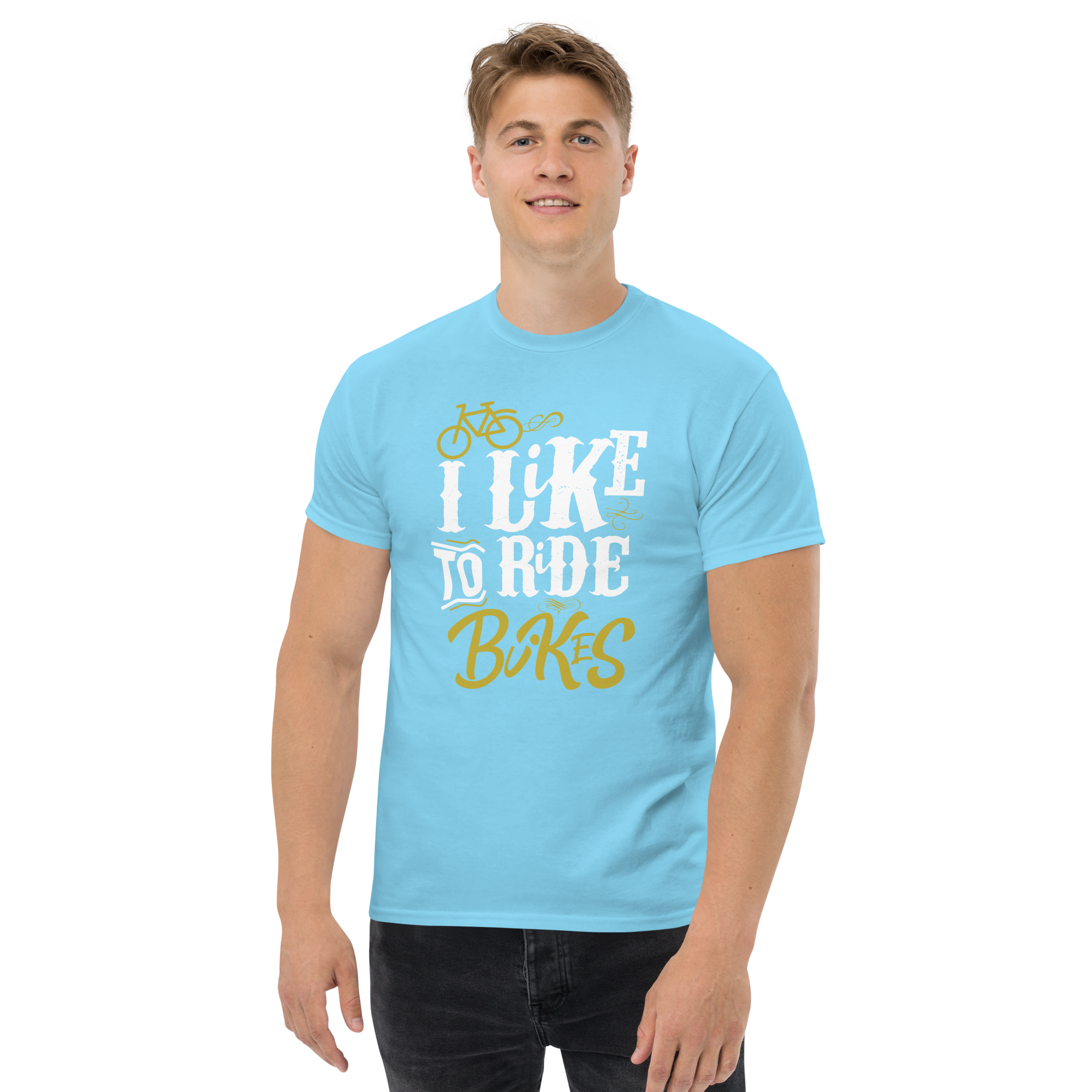Unisex-T-Shirt „LIKE TO RIDE“