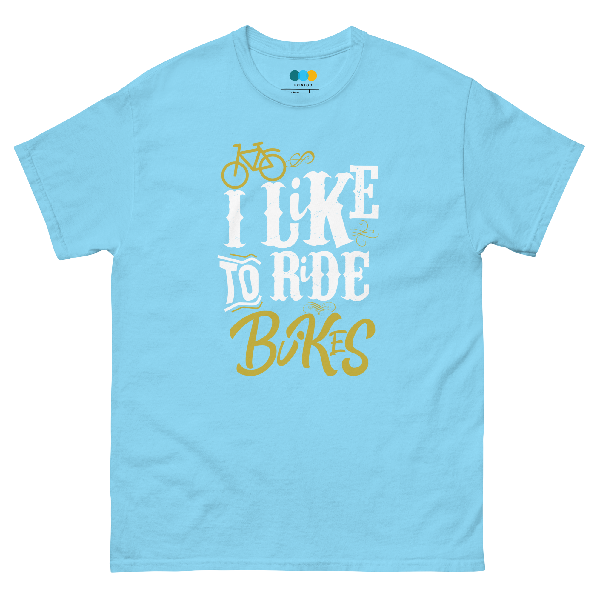 Unisex-T-Shirt „LIKE TO RIDE“