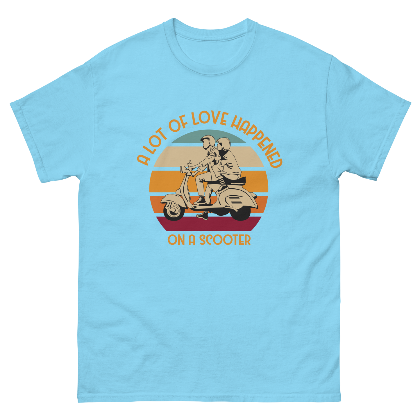 LOVE ON WHEELS unisex tee