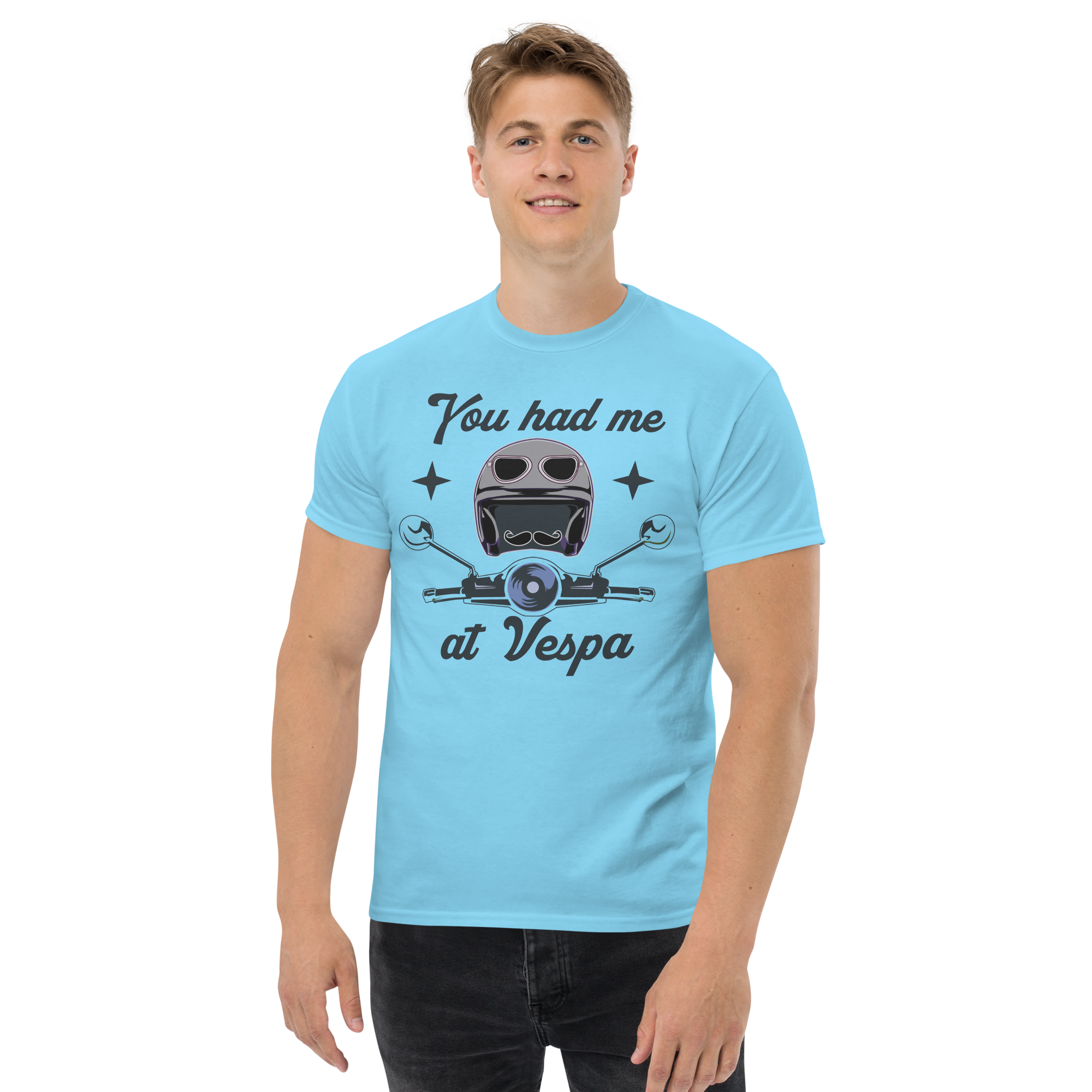 Camiseta unisex ME TIENES EN VESPA