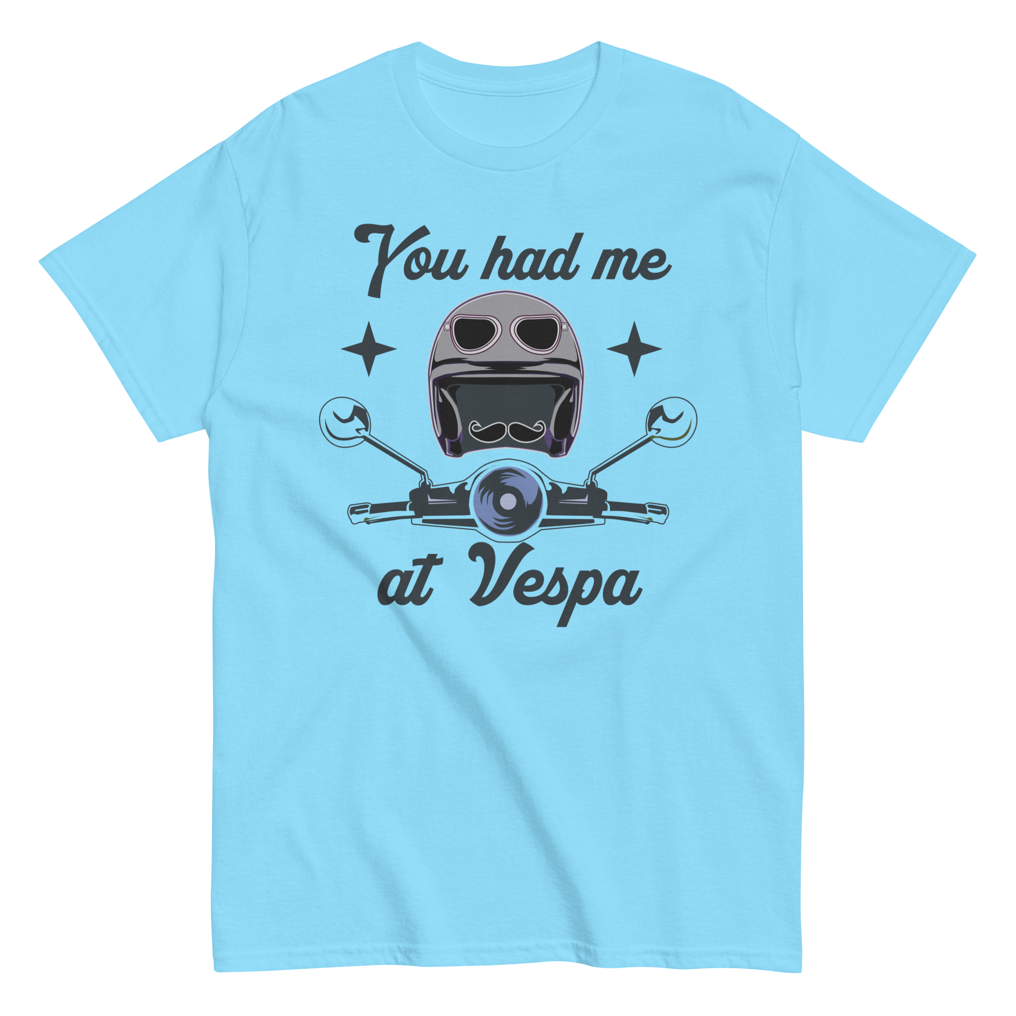 Camiseta unisex ME TIENES EN VESPA