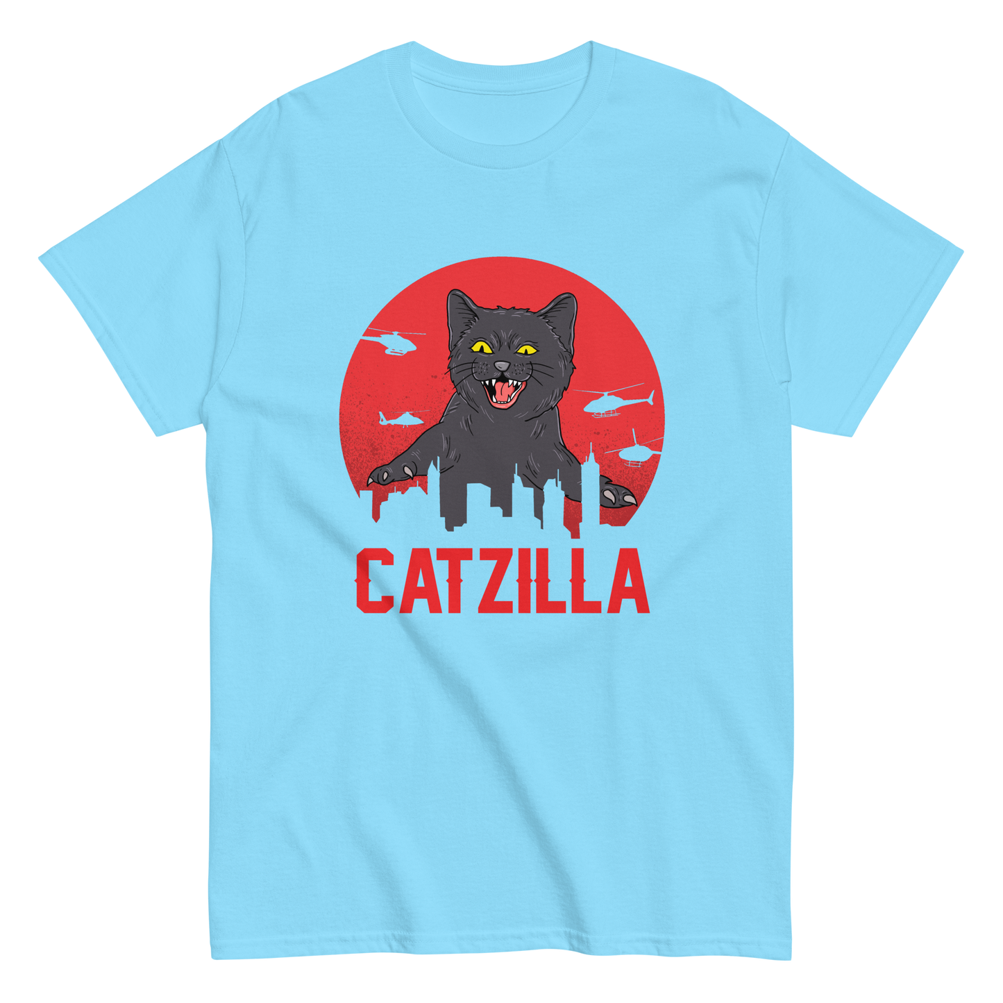 CATZILLA Cat series unisex cotton t-shirt