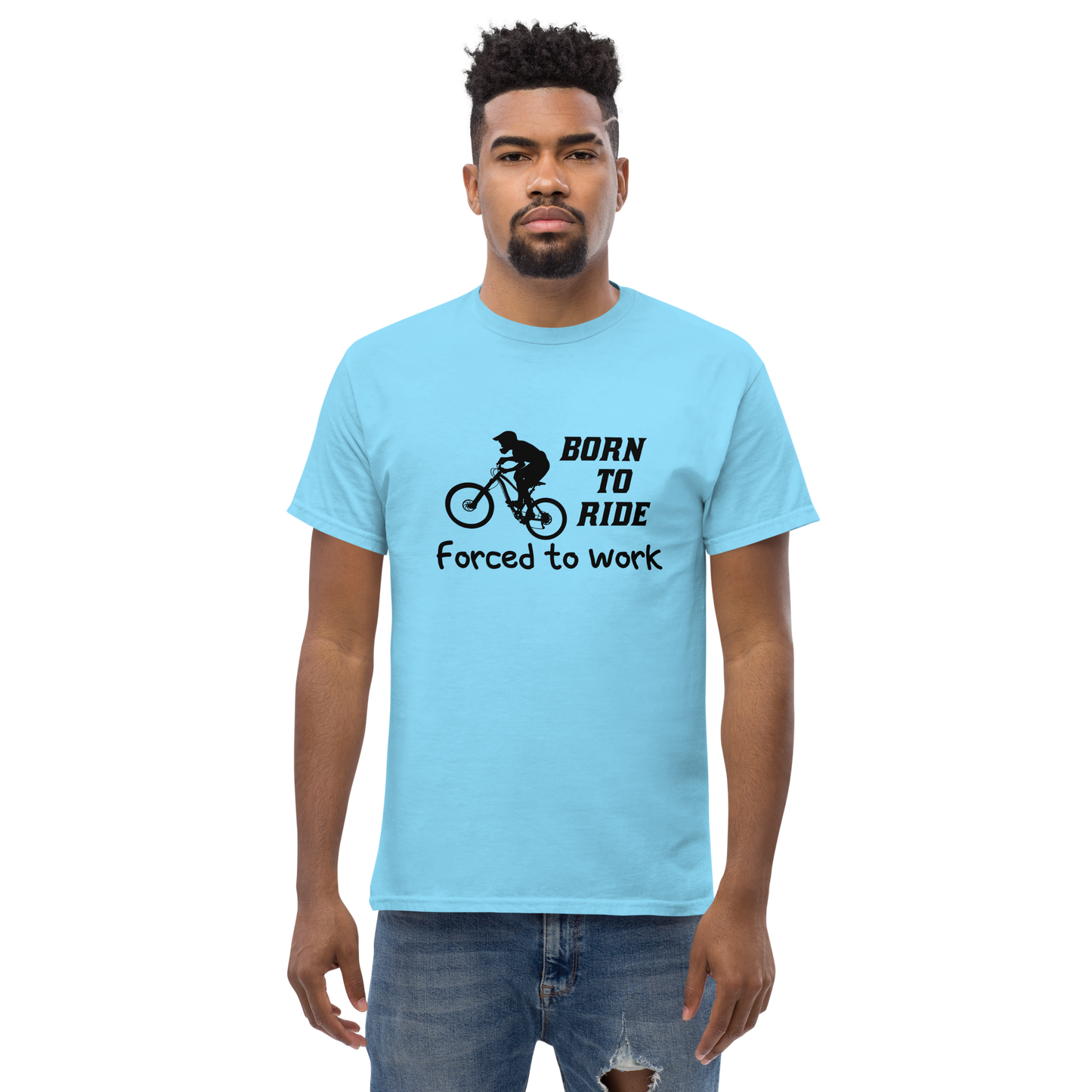 BORN TO RIDE unisex t-shirt