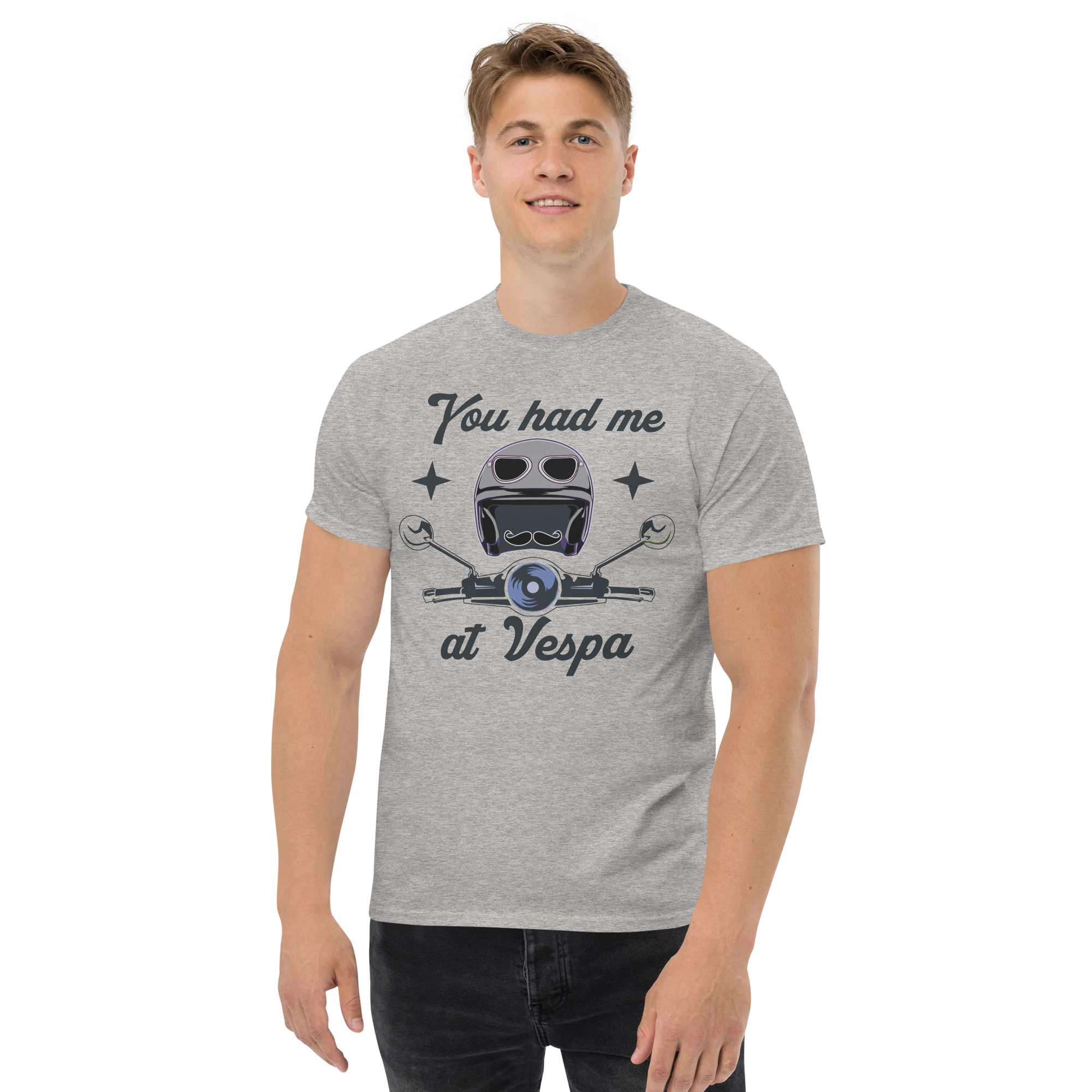 Camiseta unisex ME TIENES EN VESPA