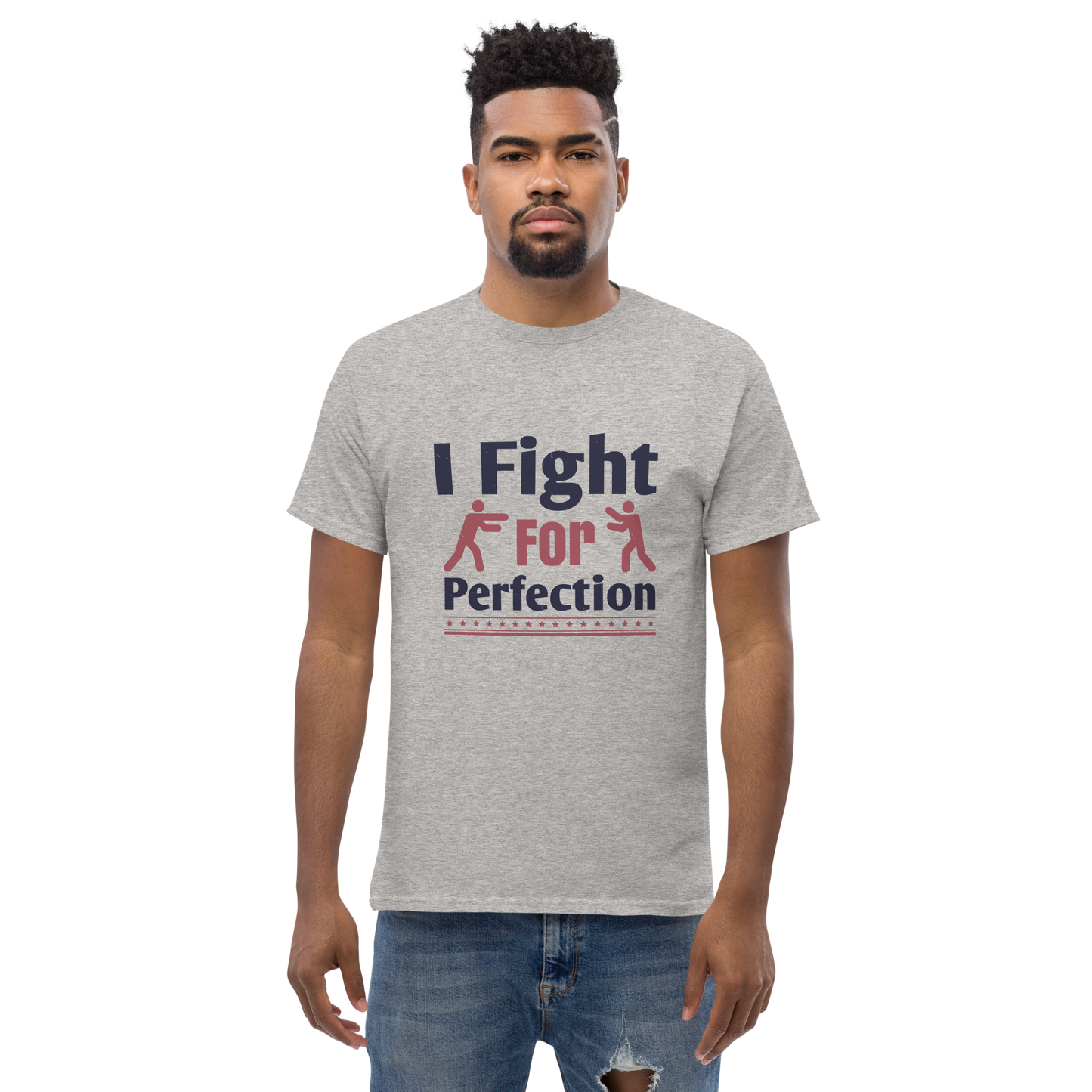 FIGHT FOR PERFECTION unisex boxing t-shirt