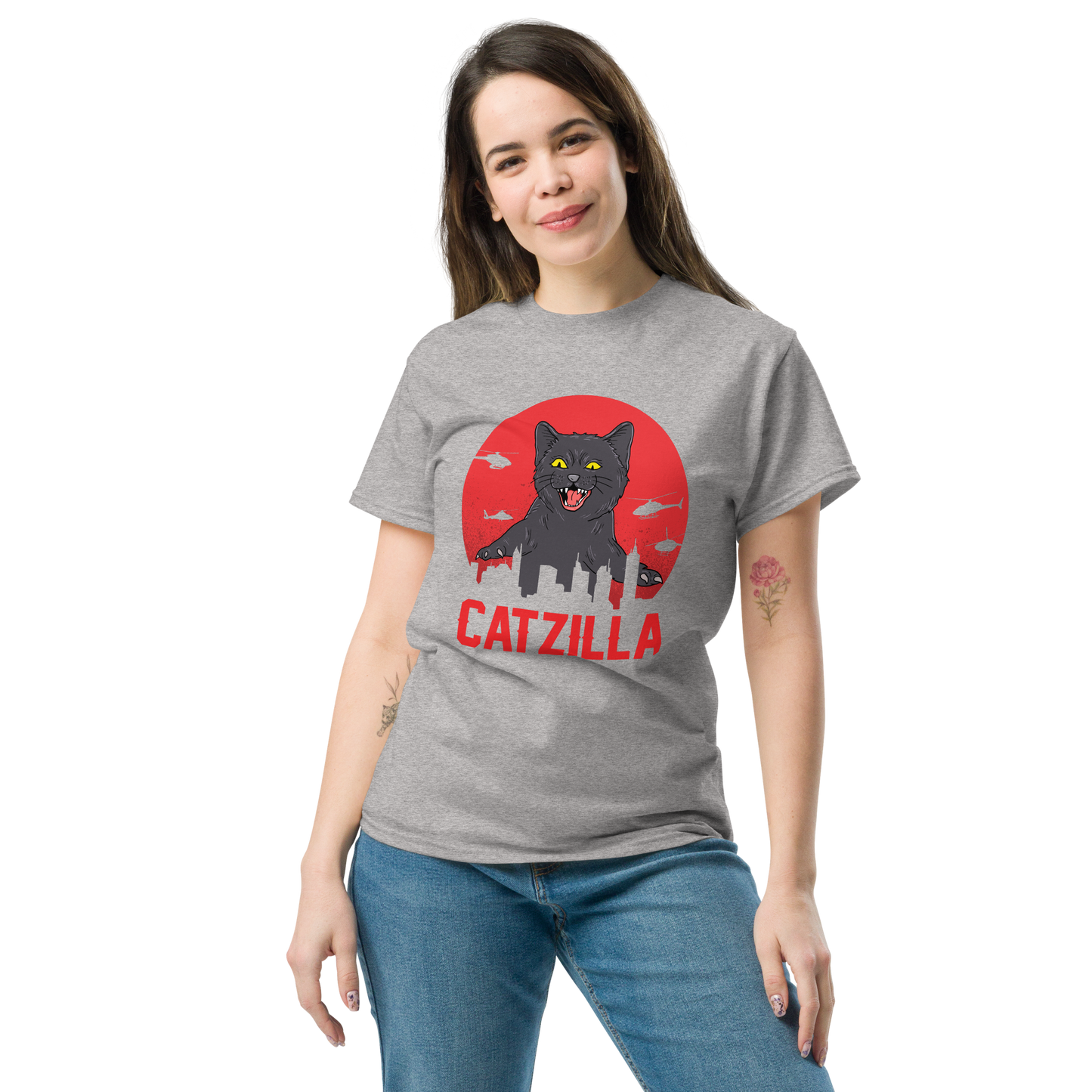 CATZILLA Cat series unisex cotton t-shirt